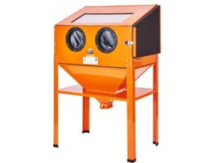 VEVOR 227 L Sandstrahlkabine mit Ständer mit Strahlpistole und 4 Düsen