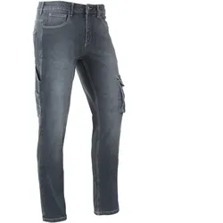 Stretch Jeans "DAVID" R12 medium blue - W36L32 - Blau