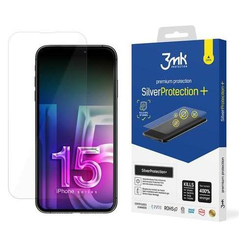 3MK Schutzfolie SilverProtection+ für iPhone 15 Pro Max 6,7" (1 Stk., Apple iPhone 15 Pro Max) (3mk SilverProtection+(1202)-0)