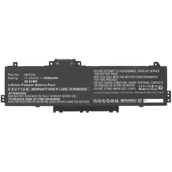 CoreParts Battery Li-Polymer Black, Notebook Akku, Schwarz
