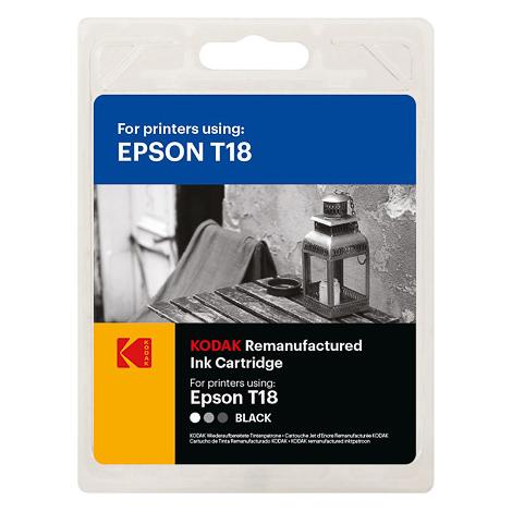 Kodak Supplies 185E018001 Tinte 235 Seiten 12ml schwarz passend für Epson XP205 kompatibel zu C13T18 (185E018001)