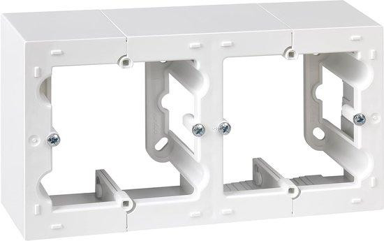 Dubbele Inbouwdoos 2-Weg Wit voor Binneninstallatie