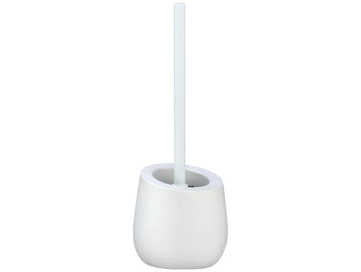WC-Garnitur WENKO Badi , weiß, H:38cm L:13,5cm Ø:13,5cm, Keramik, Reinigungsbürsten, WC-Garnitur, Keramik