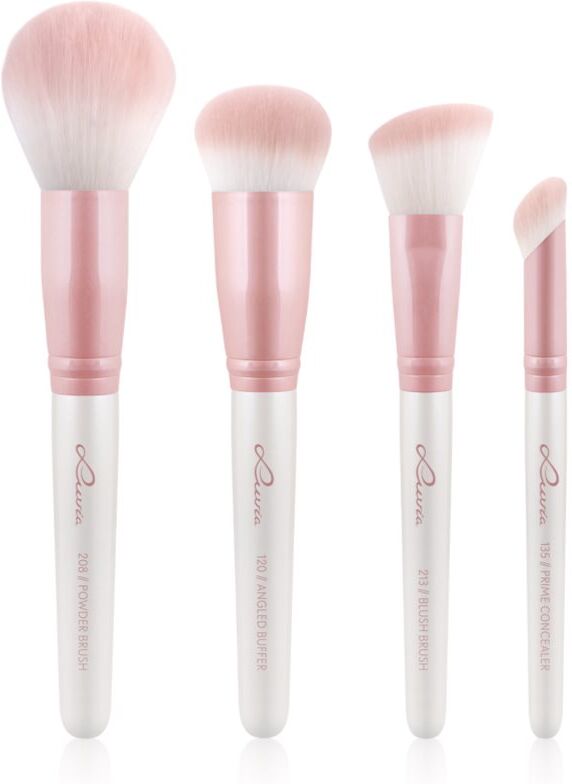 Luvia Cosmetics Flawless Face Set kit de pinceaux avec étui Candy