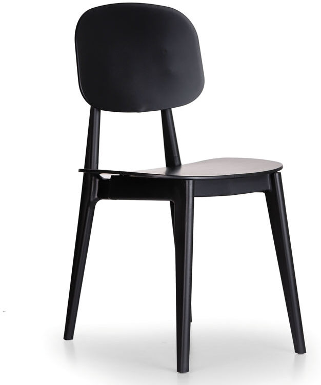 B2B Partner Esszimmerstuhl aus Kunststoff SIMPLY, schwarz