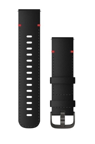 Garmin Schnellwechsel-Armbänder (22 mm) Schwarz/mit Naht Schnalle in Schiefergrau