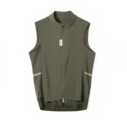 Fingerscrossed Road Wind Vest Men Fahrrad-Windweste Herren - olive - S