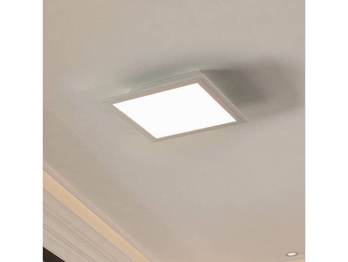 EGLO connect Smart Home Deckenleuchte Connect, dimmbar, weiß / opal, für Wohn- / Esszimmer, Aluminium, Modern