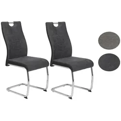 Schwingstuhl Alina S Anthrazit 2er-Set