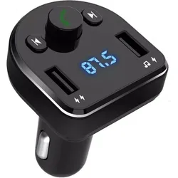 xO transmiter FM BCC01 Bluetooth MP3 car charger black, Auto Adapter, Schwarz