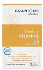 Granions ? Vitamine D3 10 ?gélules - Boîte 60 gélules