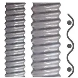 Flexa, Kabelschutz + Kabelführung, GmbH & Co PVC Schutzschutzschlauch AIRflexKUW-PVC-AS AD36 grau 10 Meter 29.0x36