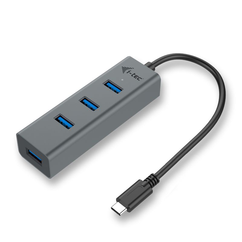 i-tec USB-C HUB 4 port USB 3.0 Metall C31HUBMETAL403