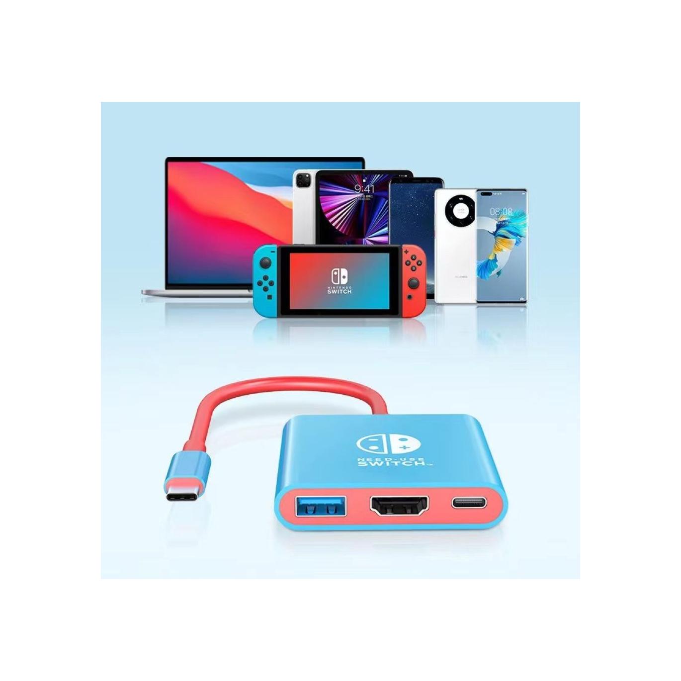 PowerGuard NeedUse Switch USB-C to USB-A, HDMI Adapter (Switch) (00034905)