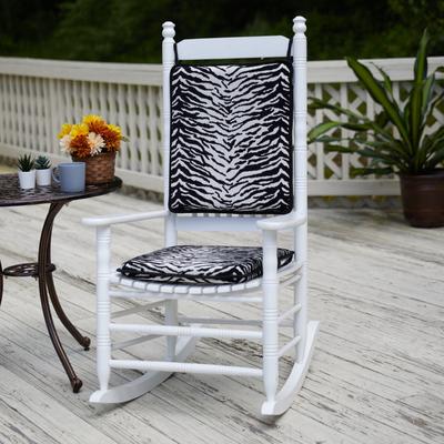 Klear Vu Reversible Chenille Rocking Chair Cushion Set