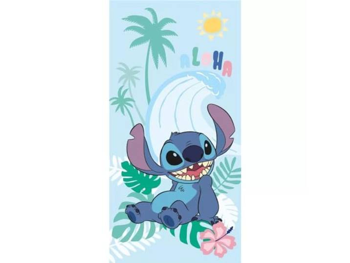 STITCH ALOHA strandlaken of Lilo Stitch badhanddoek 70 x 140 cm katoen