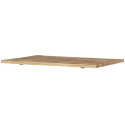 Tischplatte aus massiver Wildeiche Comida , holzfarben , Maße (cm): B: 90 H: 4