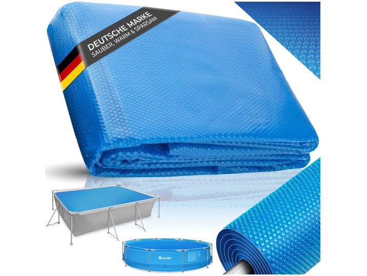 Poolabdeckung Solarfolie rechteckig - 366 x 732 cm