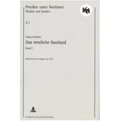 Das westliche Samland, Fachbücher von Oskar Schlicht