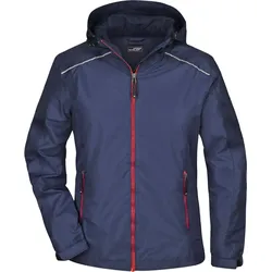 James & Nicholson Damen Regenjacke Regen-Jacke JN1117 navy/red S