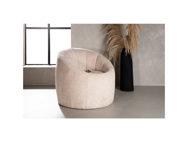 Livetastic Sessel, Beige, 77x72x80 cm, Wohnzimmer, Sessel, Polstersessel
