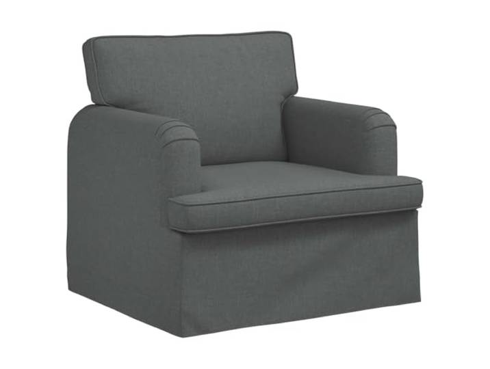 KUTYWEXFM Modulares Sofa Dunkelgrau, Polstersessel 84x80x85 cm Stoff Flexible Sitzgelegenheit für Wohnzimmer und Schlafzimmer mit abnehmbarem Bezug, Metallgestell und 110 kg Belastbarkeit.