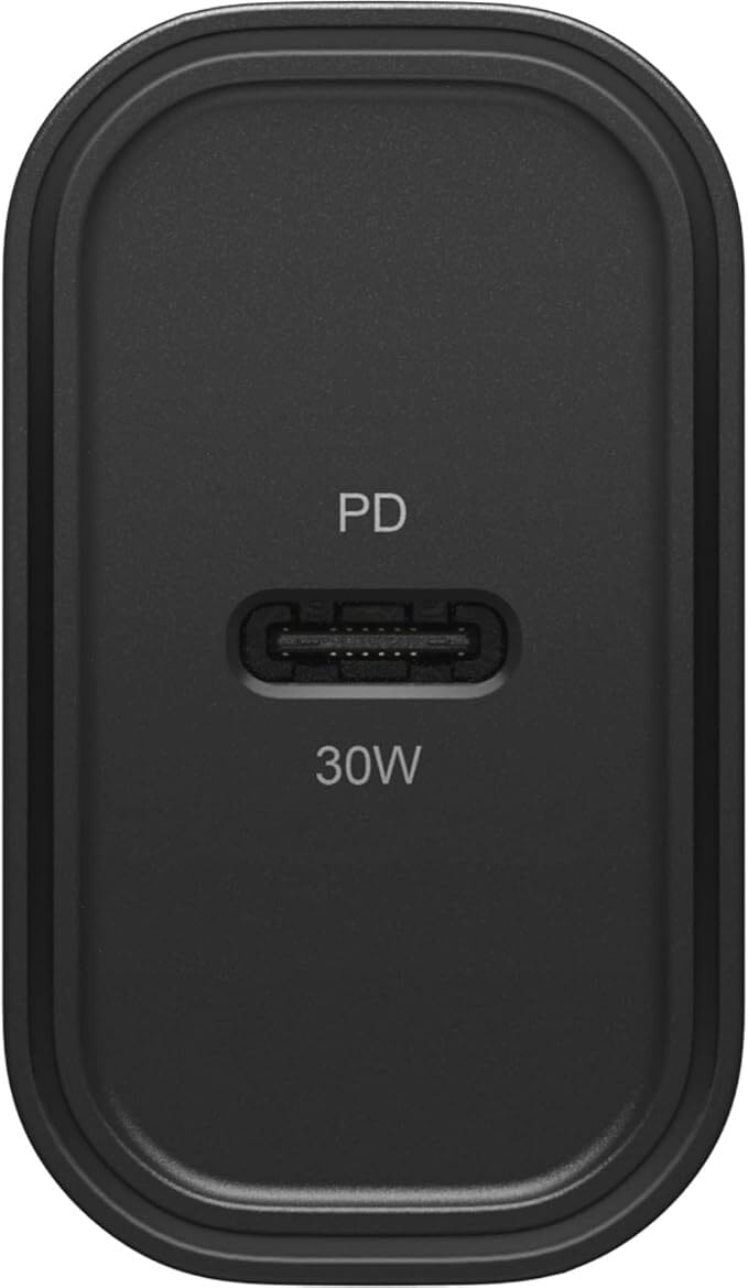 OTTERBOX USB-Ladegerät "Standard Wall Charger Kit - 30W USB-C Wall Charger + USB-C Kabel 1 m", schwarz, B:11cm H:6cm T:14cm, Ladegeräte, USB-Ladegerät