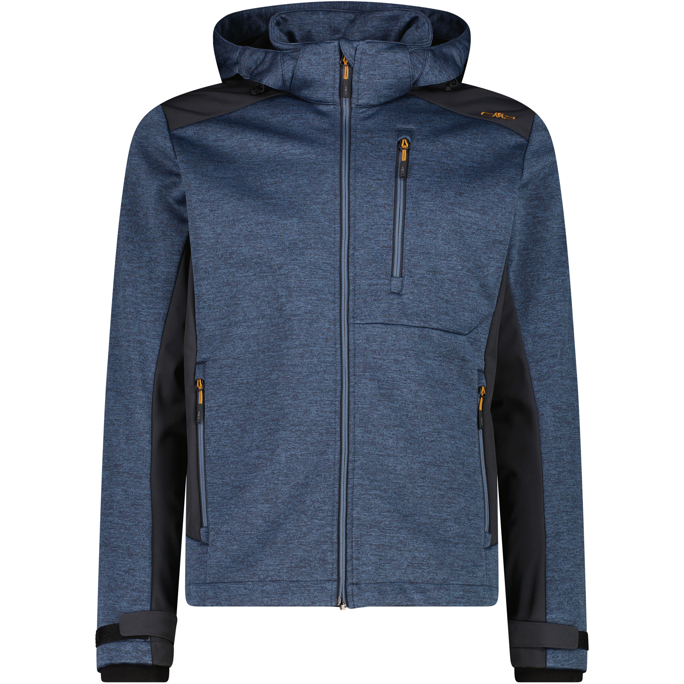 CMP Zip Herren Softshelljacke blau Größe S Trekking Wasserabweisend