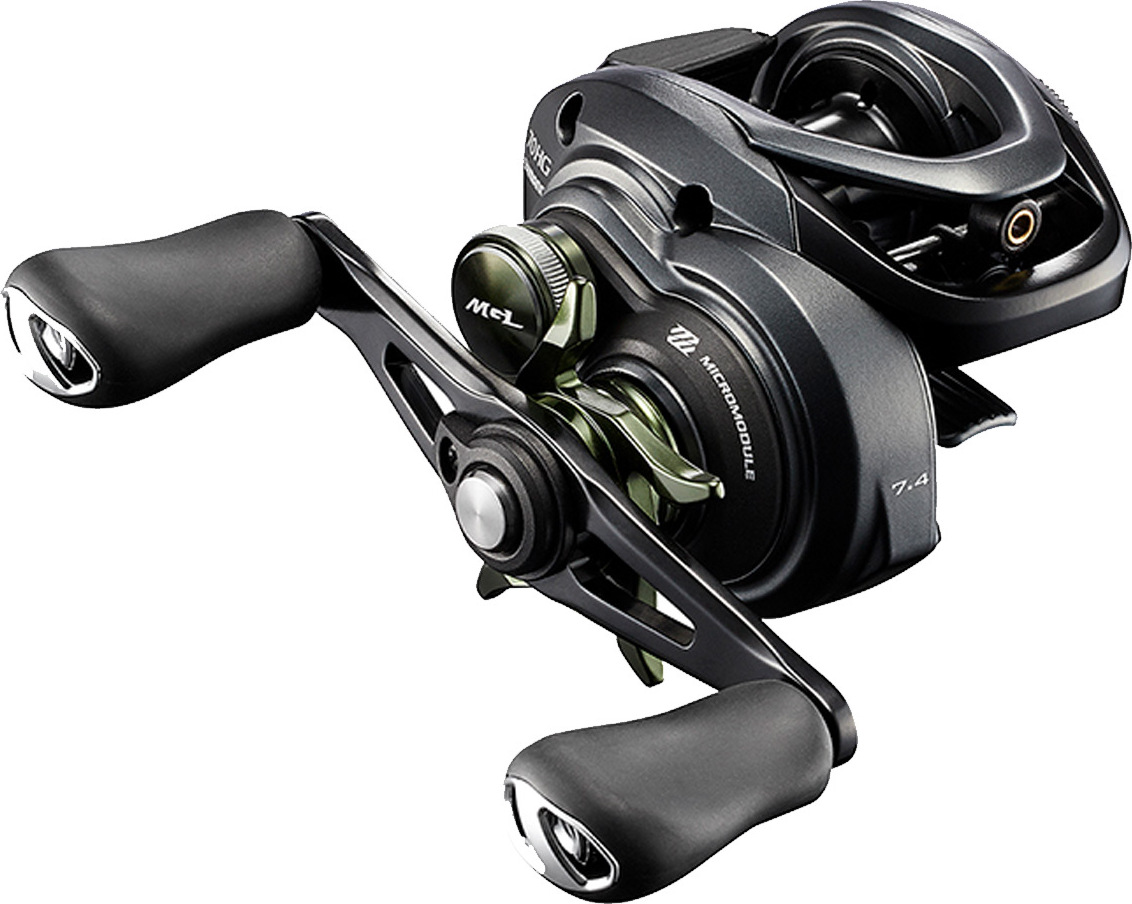 SHIMANO 22 Curado K MGL, 151 HG, Linkshand, Baitcast Angelrolle, Sternbremse, CUMGL151HG