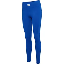 hummel hmlPULSE Seamless Rib Mid-Waist Leggings Damen 7788 - surf the web S