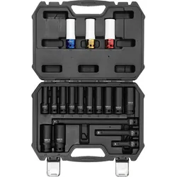 YATO YT-10566 1/2′′ Schlagschrauber-Steckschlüsselsatz 18-teilig