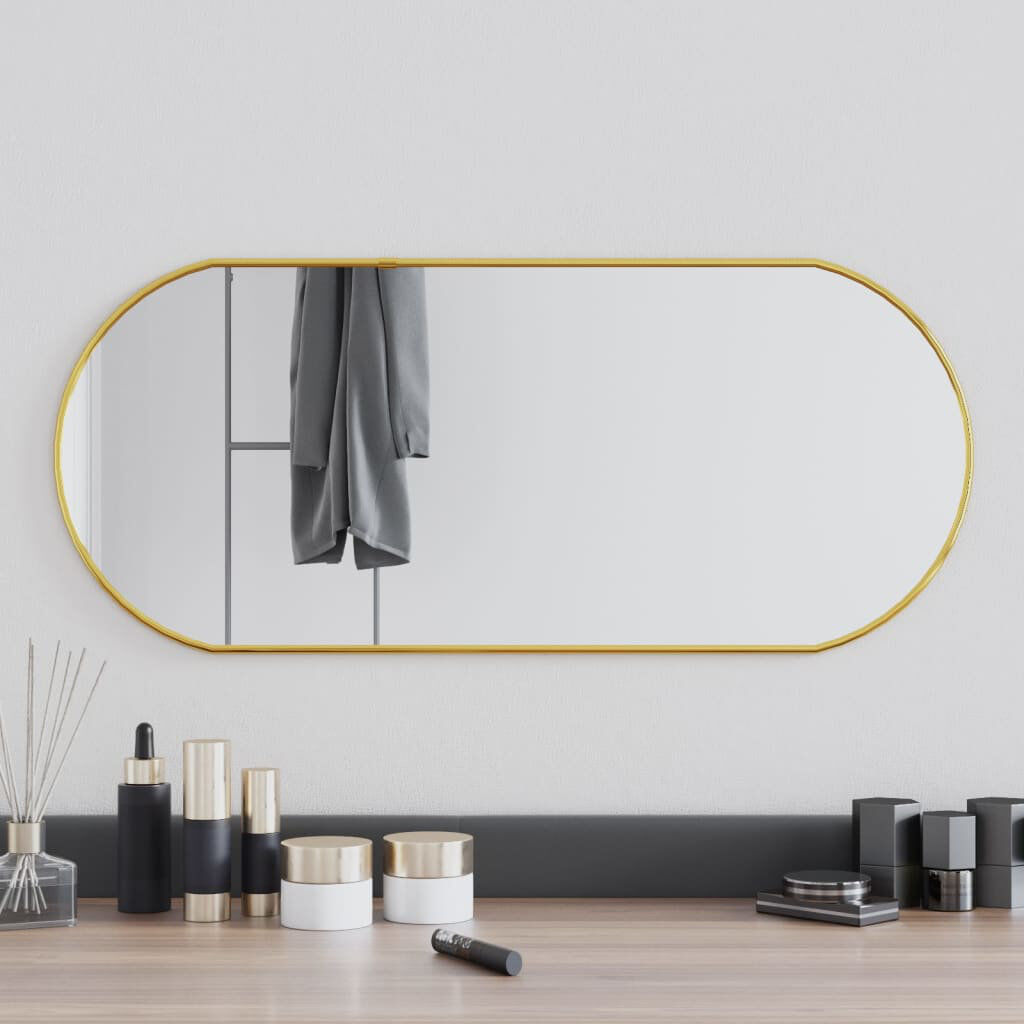 17 Stories Kluk Wall Mirror Gold 30cm x 70cm