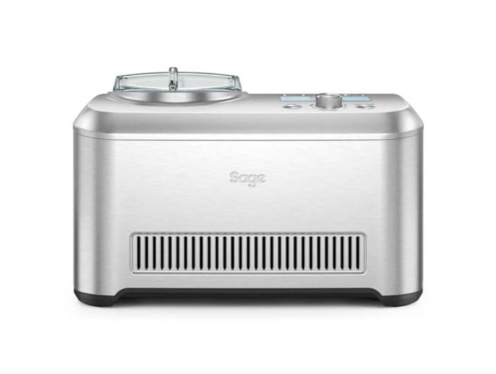 Sage The Smart Scoop, Eismaschine, Gebürsteter Edelstahl 12 Härteeinstellungen, Pre-Cool-Funktion, Mix-In-Signalton, Keep Cool bis 3 Std, 4 Programme, 1 L Edelstahl