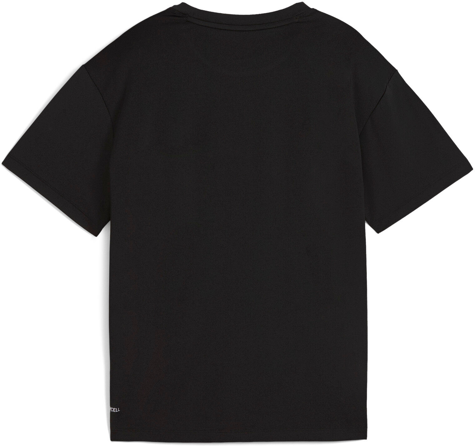 T-Shirt PUMA "TAD ESS TEE G", Mädchen, Gr. 176, schwarz (puma schwarz), Jersey, Obermaterial: 92% Polyester, 8% Elasthan, unifarben, relaxed fit normal, Rundhals, Shirts T-Shirt, Trainings-T-Shirt, mit Rundhalsausschnitt, mit reflektierendem Logo puma sch