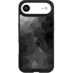 Nivocase Handyhülle für Apple iPhone Air Hülle NIVOpure Case Schwarz Mosaik Muster Tarnmuster (Apple iPhone Air), Smartphone Hülle, Schwarz