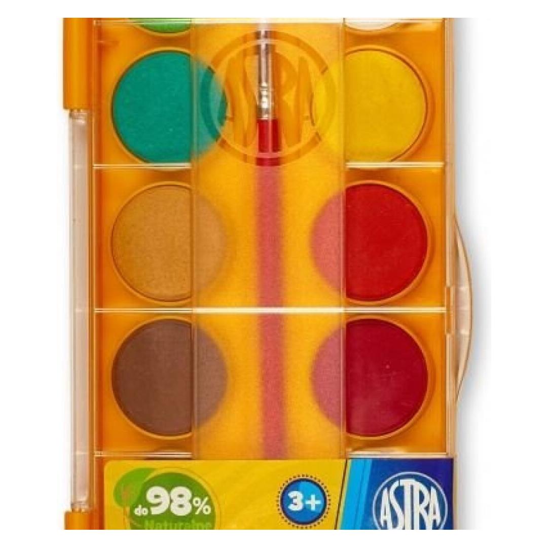 Astra Wasserfarben 12 Stck. Ø23,5mm (26157)