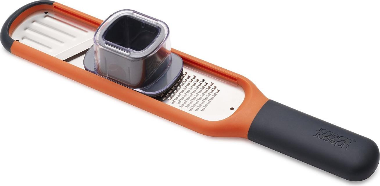 Joseph Joseph Handi-Grate 2-in-1 rasp en dunschiller, oranje