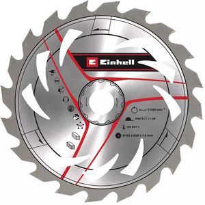 Einhell Kreissägeblatt HM 49584759, 165 x 16mm, 20 Zähne, für Holz und Kunststoff