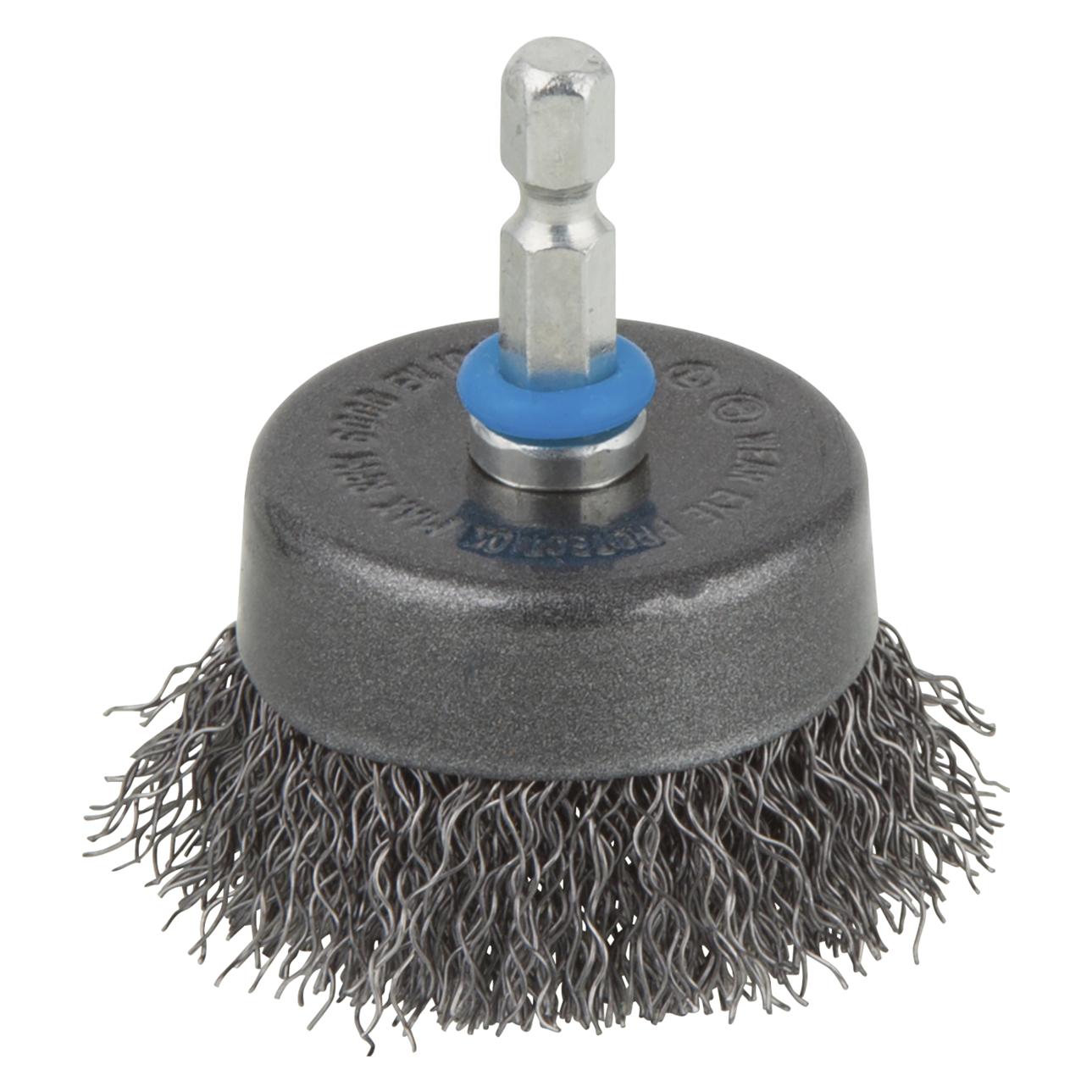 wolfcraft 1 Stahldraht-Topfbürste S=6-kt. ø50mm (2106000)