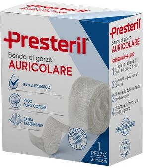 Corman Presteril Benda Di Garza Auricolare 14/14 .F.U. 2 Cm X 5 M