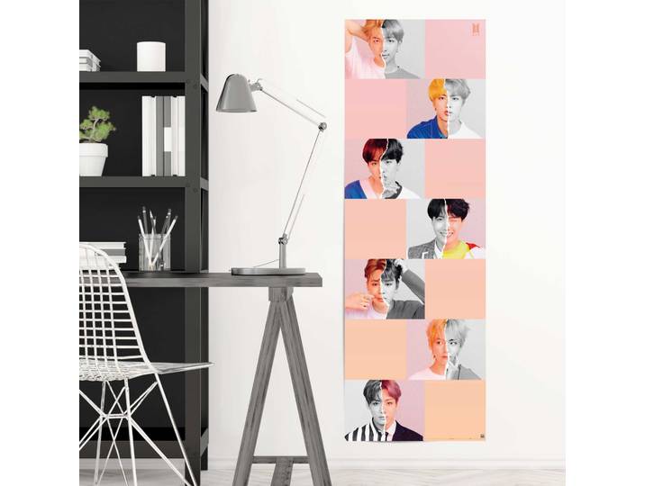 Poster BTS - Selfie Matériau : Papier Motif : TV, films & séries Multicolore/Multicolore 53 x 158 x 0cm