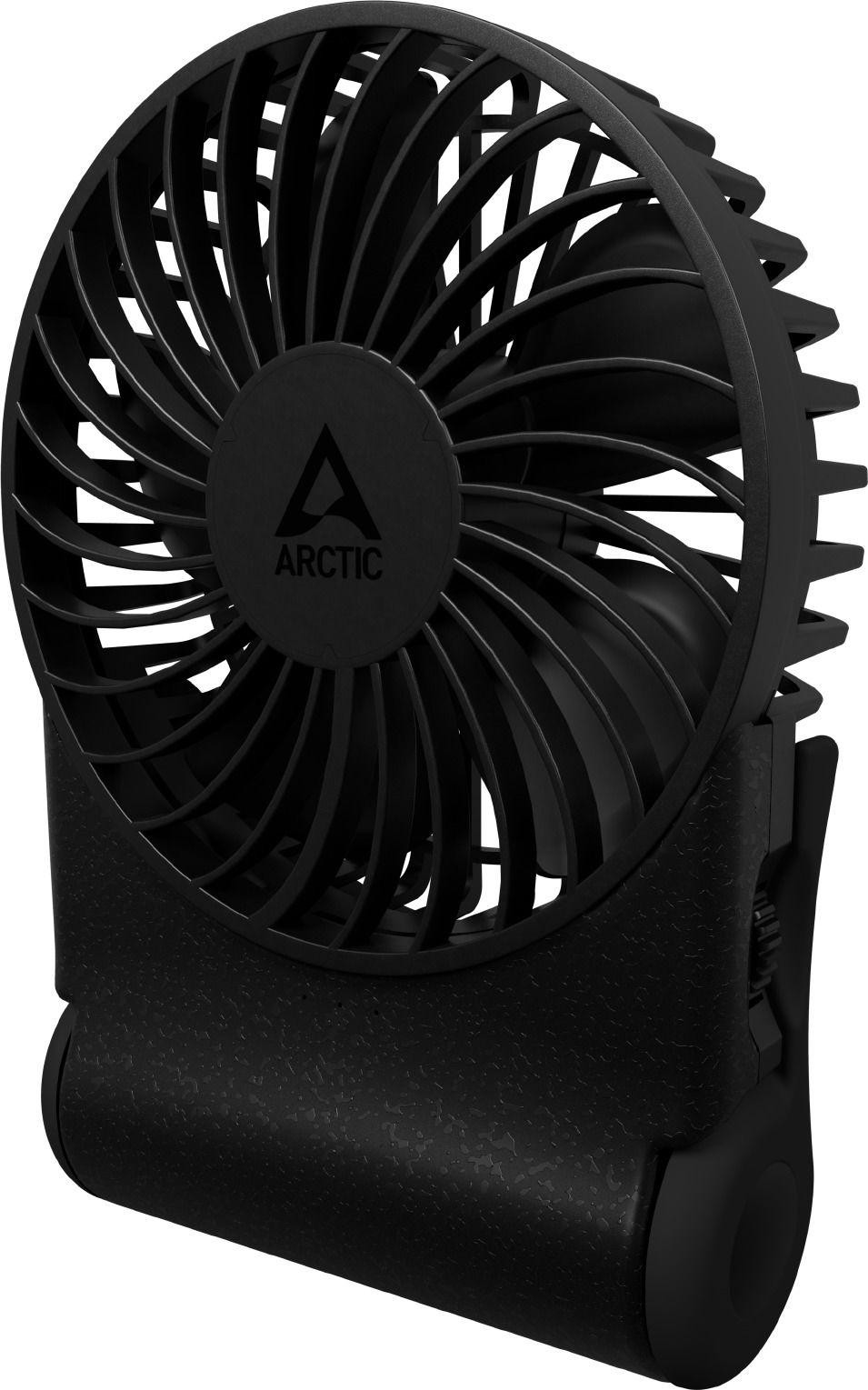 ARCTIC Summair 2Go Handheld ventilator, zwart, 9,1 cm