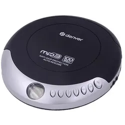Denver DMP-391, MP3 Player + Portable Audiogeräte, Schwarz, Grau