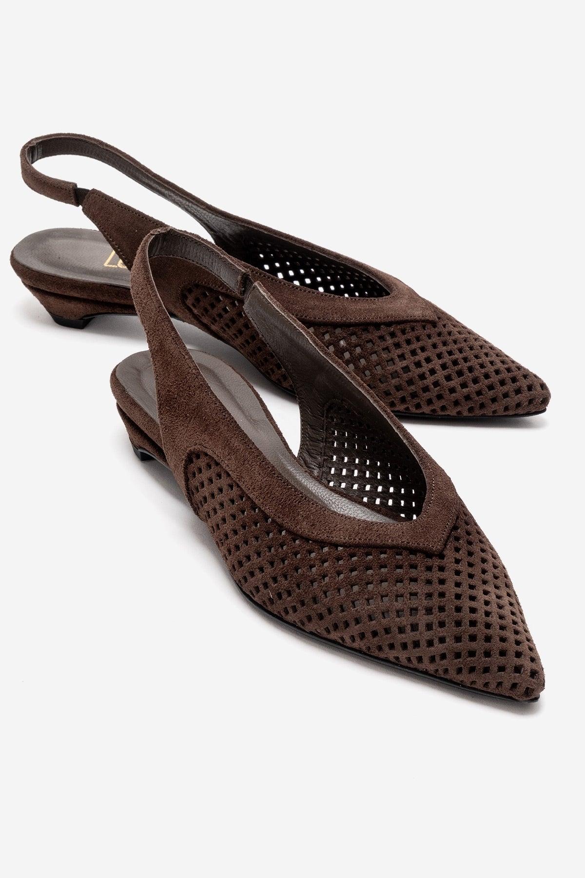 Lieve Leder-Slingback-Pumps (Damen)