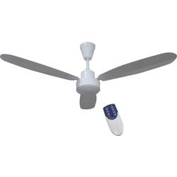 Phaesun CF-RC 12V Deckenventilator (Ø) 132 cm Weiß mit Fernbedienung DC167S-52123MB/WH
