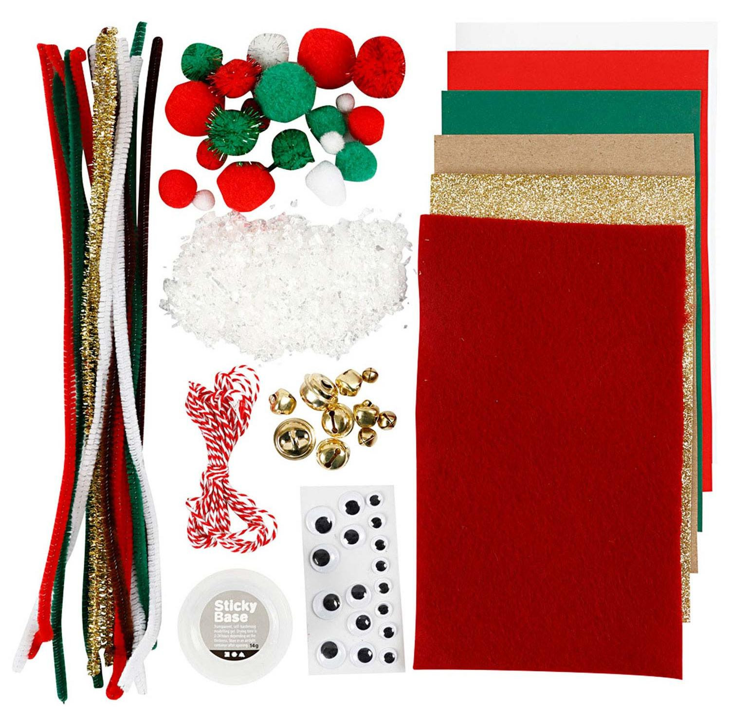 Creativ Company Assortiment knutselmaterialen knutselset voor kinderen
