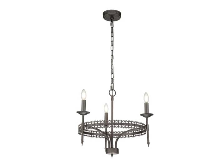 Elstead Lighting Kronleuchter Deckenleuchte Esszimmerleuchte Hängelampe D 53,2 cm Stahl Luster