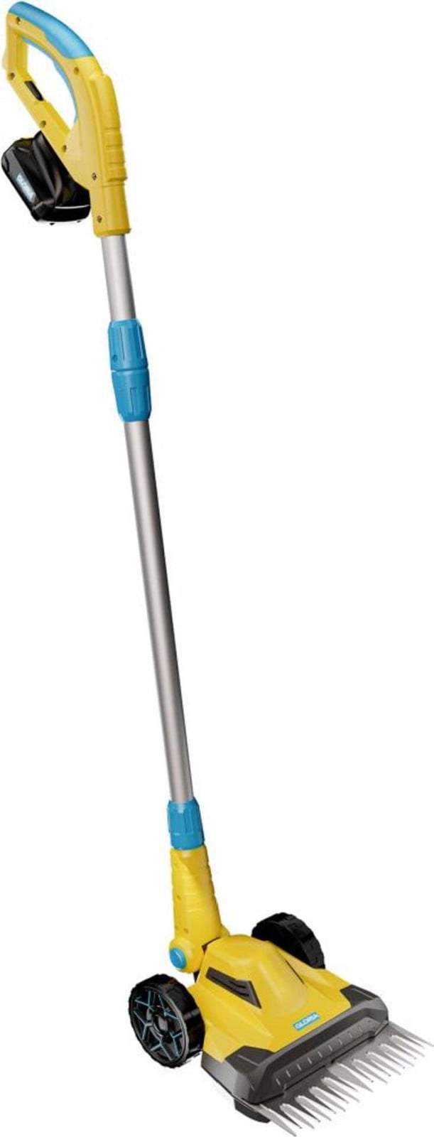Gloria FineCut grastrimmer met D-handgreep en mes, geel, 25 cm