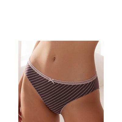 Slip S.OLIVER "Emma", Damen, Gr. 36/38, braun (zartbitter, taupe), Microtouch, Obermaterial: 79% Polyamid, 21% Elasthan, Unterhosen Slip