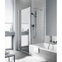 Kermi Seitenwand Raya TVD 0700x1750, silber mattglanz, ESG klar, RATVD070171AK RATVD070171AK